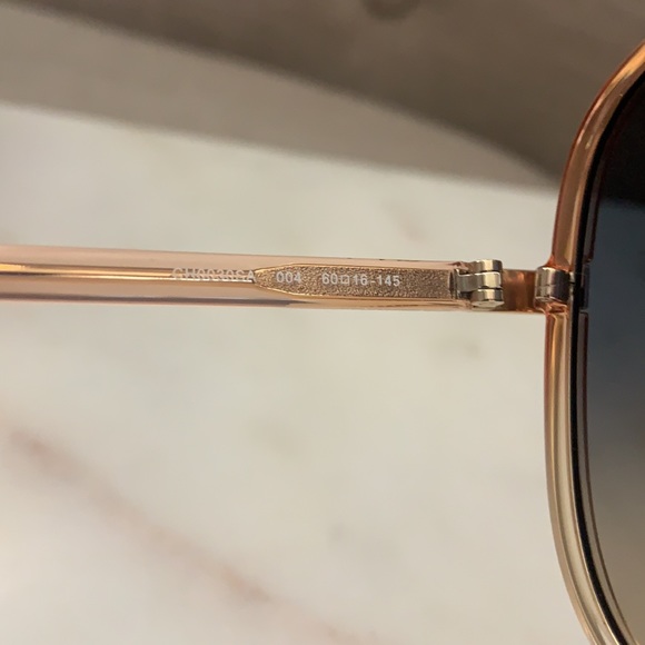 Chloe rose gold ombré sunglasses. New for2021 main image 8